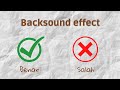 Backsound Effect Benar dan Salah (sound) ‼️