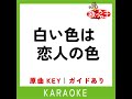 白い色は恋人の色 カラオケ 原曲歌手 ベッツィ＆クリス