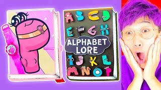 CRAZIEST ALPHABET LORE ART VIDEOS EVER! (LETTERS IN REAL LIFE, NEW GAMING ARTBOOK, & MORE!)