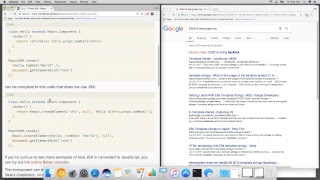 React JS Without JSX - step by step - advanced guide