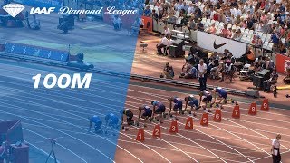 Chijindu Ujah 10.02 to win the Men's 100m - IAAF Diamond League London 2017