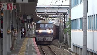 JR貨物 EF210-173号機（新鶴見）＋コキ24両　貨物列車68レ（約5時間15分遅れ） 2020.06.19