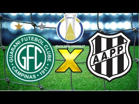 Guarani X Ponte Preta Ao Vivo | Brasileirão Série B 2018 - YouTube