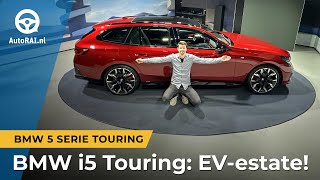 BMW i5 TOURING (2024) heeft één ding niet! - WALKAROUND - AutoRAI TV
