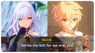 Skirk is the Type of Girl Who Pays in a Date (Cutscene) Skirk Story Quest | Genshin Impact 5.7