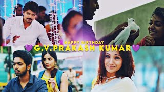 Happy Birthday G.v.Prakash Kumar 💜| Tamil Love ❤️ song mix | Whatsapp Status | TECH JV-96