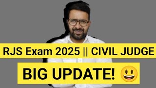 RJS Exam 2025 || BIG UPDATE!