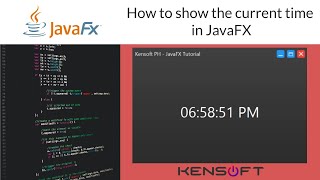 JavaFX Tutorial: Show current time in Java application