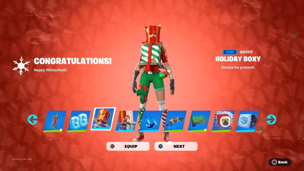 HOW TO UNLOCK HOLIDAY BOXY SKIN IN FORTNITE! - YouTube