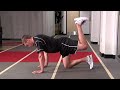 quadruped bent knee hip extension