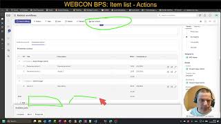 WEBCON BPS: Item list - Actions