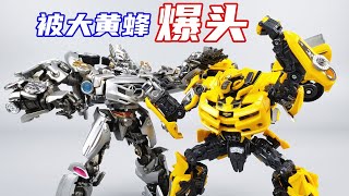 被大黄蜂爆头的炮灰来了！变形金刚NA声波/Transformers NewAge Soundwave-刘哥模玩