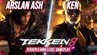 TEKKEN 8 ⚡ Arslan Ash (CLIVE) vs Ken (VICTOR) Aggressive Gameplay ⚡ T8 Ranked Match ⚡