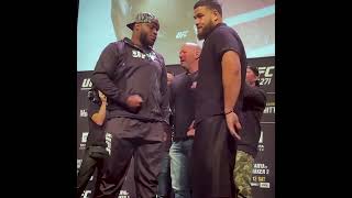 A fist bump before throwing down at #UFC271 💥 | #Shorts