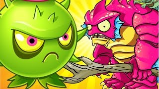 Homing Thistle Power Up Vs Deep Sea Gargantuar Pvz2 in Plants vs. Zombies 2: Gameplay 2016