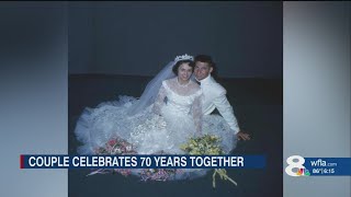 Couple celebrates 70 years of marriage