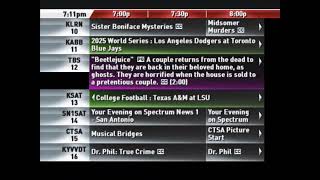 TV Listings Guide - Charter Spectrum (10/25/25)