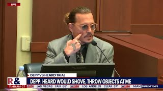 Johnny Depp: Amber Heard put lit cigarette out on my face | LiveNOW from FOX