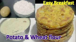 Healthy 1 Potato one cup Wheat Flour Breakfast Recipe in Tamil | | Breakfast Recipes | Atta Recipes