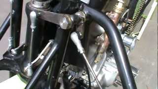 Board Track Racer look alike 1919 Excelsior throttle mech #1