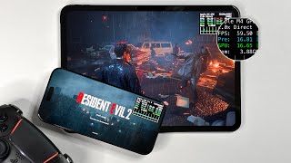 Resident Evil 2 Test on iPhone 16 Pro Max (900p 60 FPS) \u0026 iPad Pro M4 (1668p) | iOS Mobile Gaming