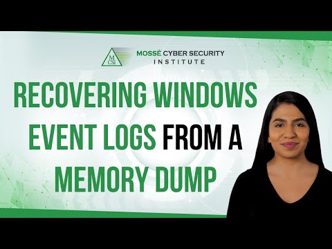 Recovering Windows Event Logs from a Memory Dump