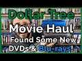 Dollar Tree Blu-ray Haul | I Finally Found Some New DVDs & Blu-rays from Dollar Tree!