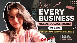 Why Every Business Needs Social Media in 2026 | Content Marketing Explained | freakishartist | pov