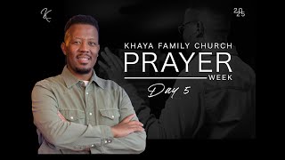 Prayer week day 5 | 10 January  2025 | Ps Jabu Mtsweni