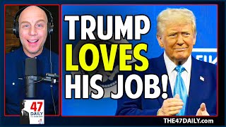 TRUMP Reveals His SECRET To Loving His Job