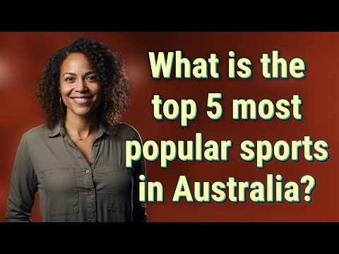 What are the top 5 sports watched in Australia?