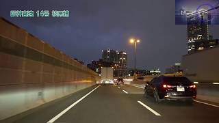 [車載] 阪神高速 夜景 (松原線～環状線～大阪港線～湾岸線～淀川左岸線)