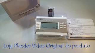 Loja Plander Vídeo Original do produto - Afinador Cromático Seiko SAT50