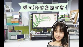 办公桌/宿舍桌面如何收纳才能美观又高效？低成本/ins风/简约低成本桌面打造/Desk Tour