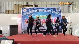 lungi dance \u0026 other mix college welcome dance program in jhadeswar international school. #balasore