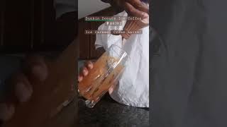 Dunkin Donuts/ Ice Caramel Craze Tutorial #dayinmylifevlog #dunkindonuts #icecoffee #motherhood