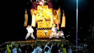 2010 菅生神社秋祭り、マルナカ夜太鼓 1