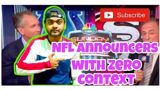 Indian Reaction to NFL announcers with 0 context #nfl #nflfootball #nflnews