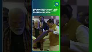 MP CM Mohan Yadav felicitates PM Modi at the inauguration of \