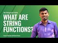 WHAT ARE STRING FUNCTIONS? | #SQL #FourceTutorial