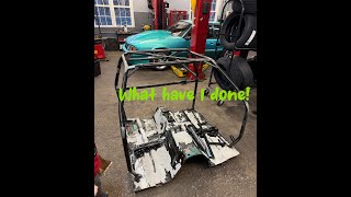 Cutting my car apart!