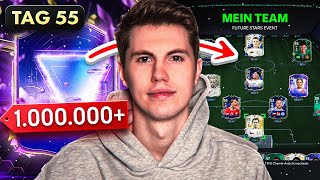 1Mio+ Karte gezogen 🤩 NEUES TEAM + FUTURE Stars ⭐⭐ FC 25 ohne Echtgeld: Tag 55