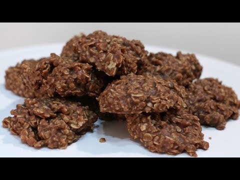 Recipe for super moist no-bake chocolate and oatmeal cookies