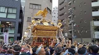 令和元年 鳥越祭り(北松山)小競合い!?上げれば大熱狂の神輿渡御！