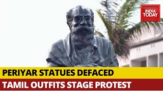 Outrage Against Vandalisation Of Periyar Statues In Sundarapuram \u0026 Kallakurichi