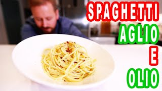 Yksinkertaisesti Paras SPAGHETTI AGLIO E OLIO | Arkiruokaa ep.3