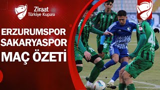 Erzurumspor 2-0 Sakaryaspor | MAÇ ÖZETİ | Ziraat Türkiye Kupası 5. Tur Maçı | 18.12.2024