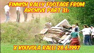 Finnish rally footage from archive part 31: X Kouvola Ralli 28.6.1997