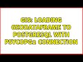 GIS: Loading Geodataframe to PostgreSQL with psycopg2 connection