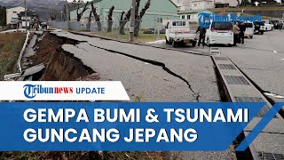 Hari Pertama 2024, Jepang Diguncang Gempa Dahsyat 7,4 SR yang Berpotensi Tsunami, Rumah Hancur